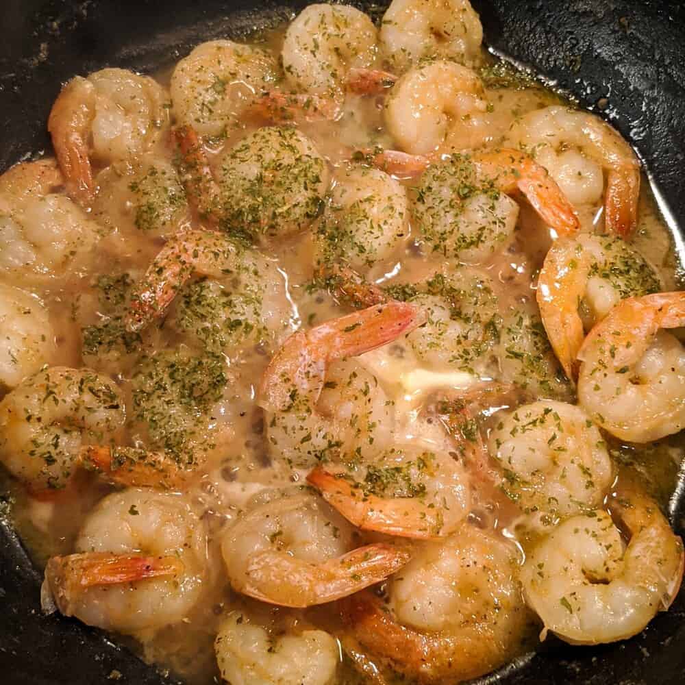 Butter garlic shrimps