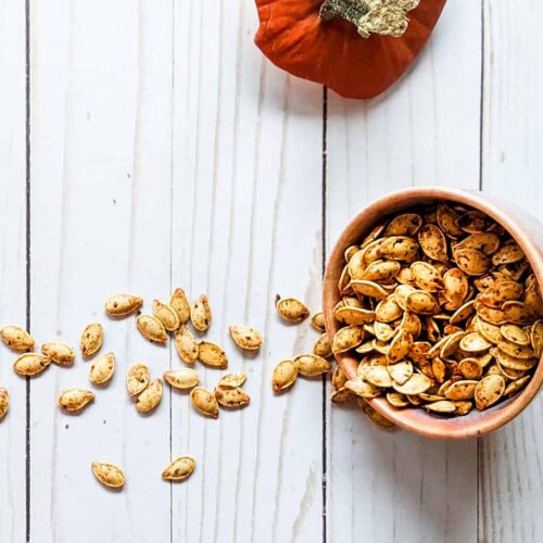 spiced pumpkin seeds