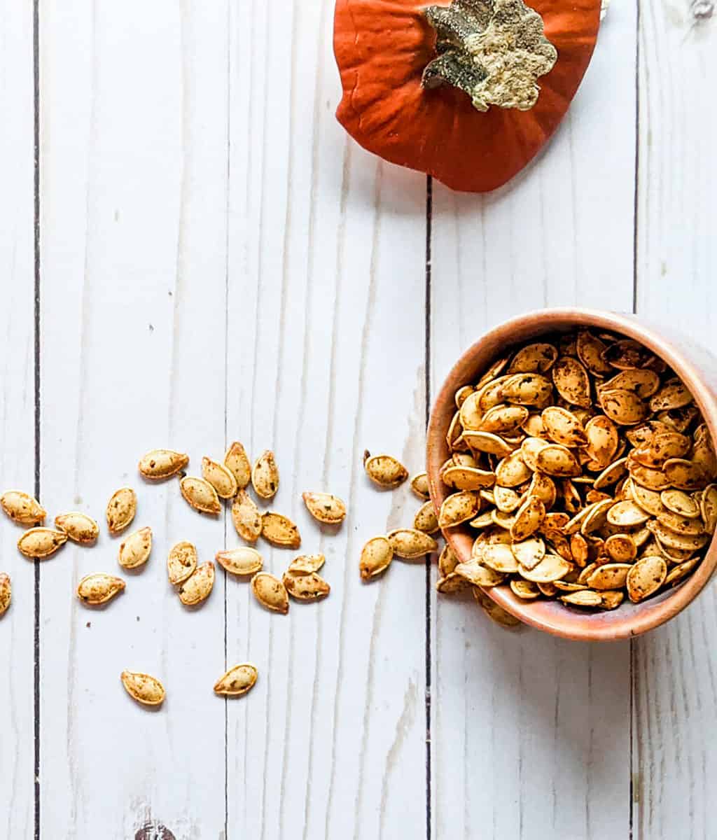 spiced pumpkin seeds