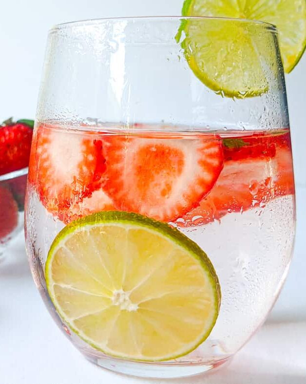 Strawberry Lime Infused Water