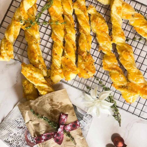 Puff Pastry Cheese Straws