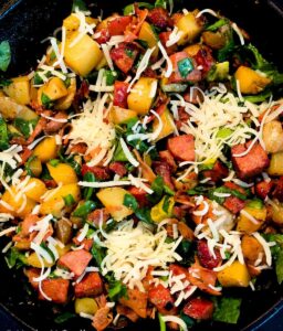 chorizo breakfast hash