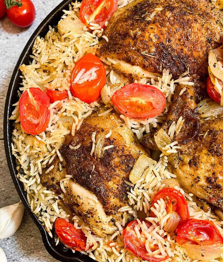 one pot chicken and rice