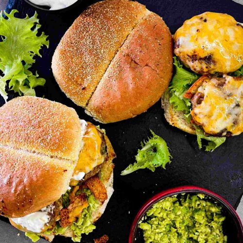 Cheddar Jalapeno Chicken Burger