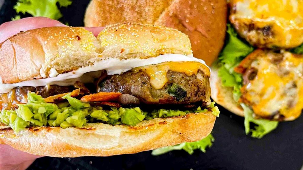 Cheddar Jalapeno Chicken Burger Recipe 