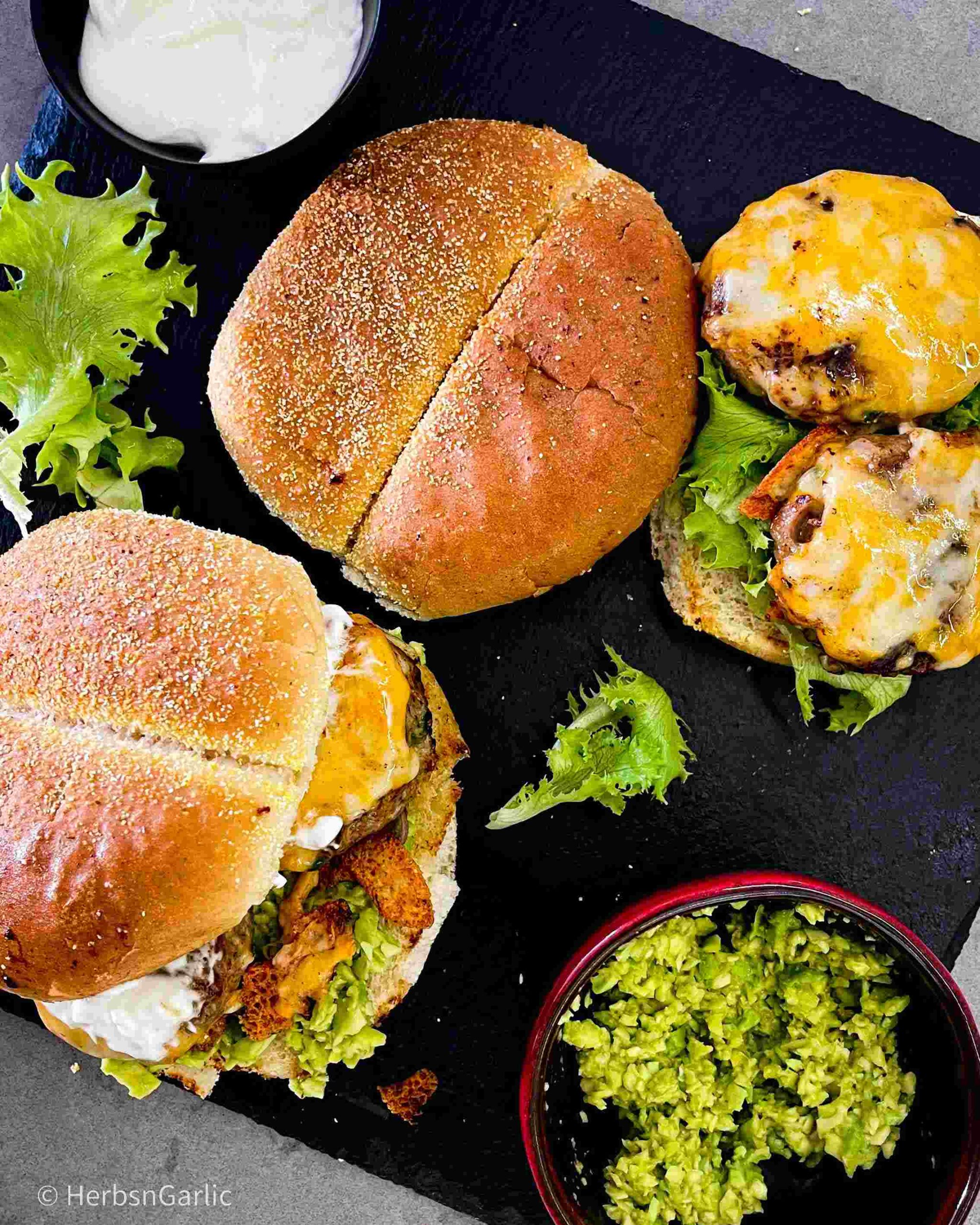 Cheddar Jalapeno Chicken Burger