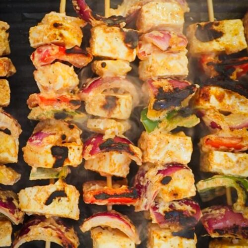 Paneer Tikka Skewers