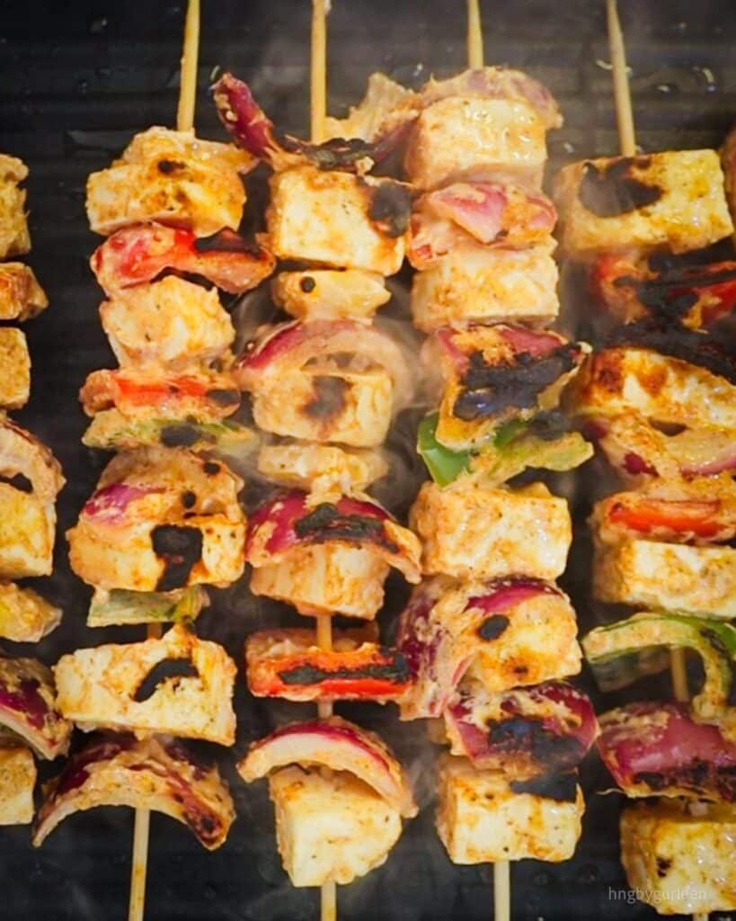 Paneer Tikka Skewers