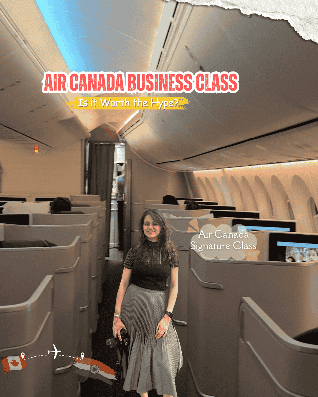 Air canada Signature Business Class hngbygurleen